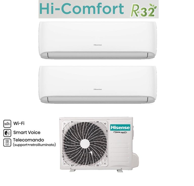 Climatizzatore Condizionatore Hisense Dual Split Inverter Serie HI