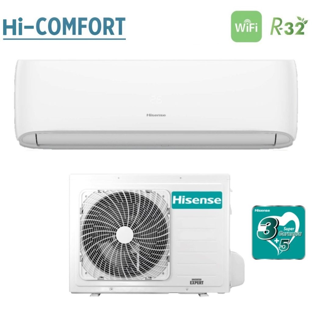 Climatizzatore Mono 12000 Dc Inverter A A Gas R 32 Hisense Hi Comfort